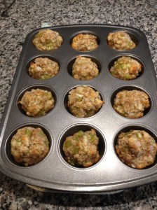 Recipe Photo - Golden stuffin' muffins