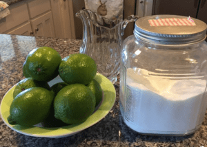 My Farmtastic Life Recipe - Limeade Ingredients